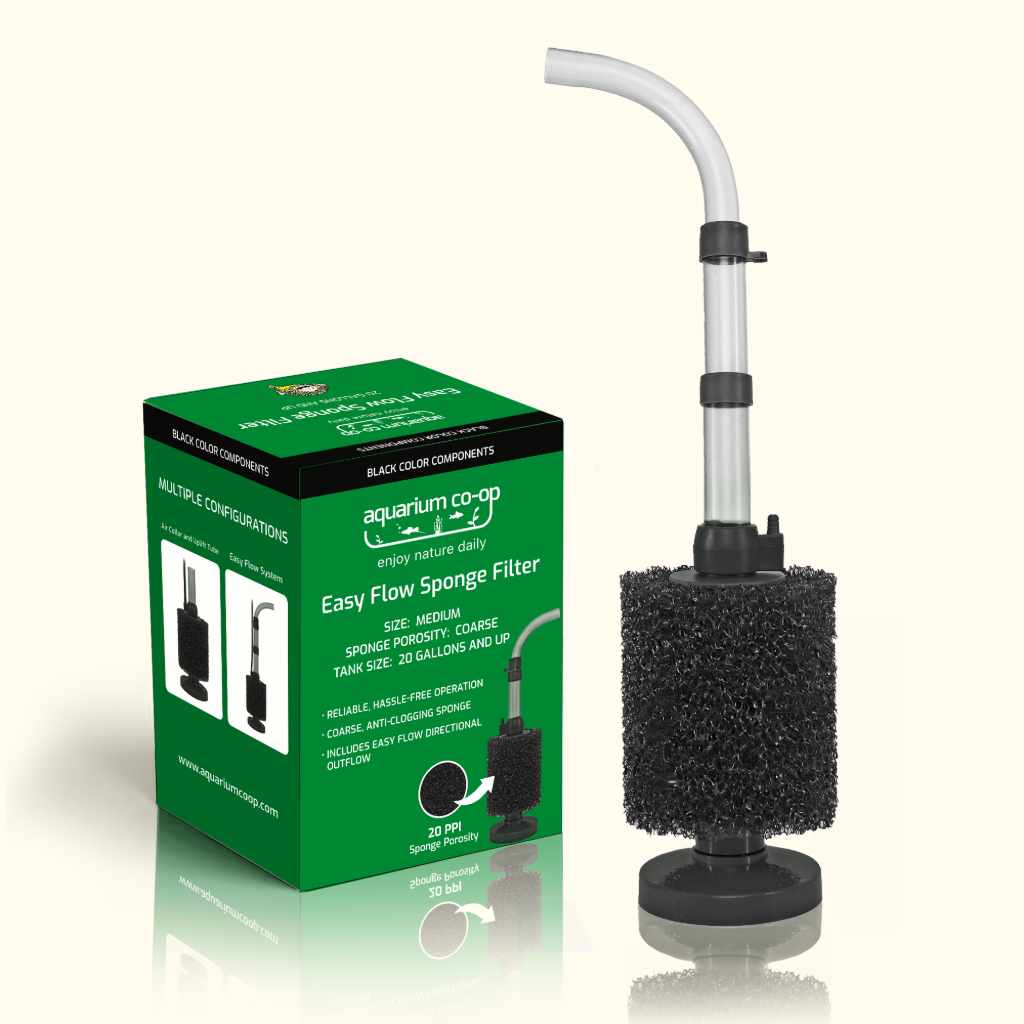 Black Easy Flow Sponge Filter (coarse)