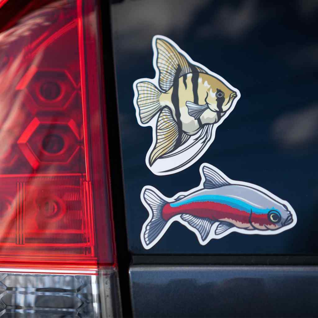 Cardinal Tetra Decal Sticker - Image 2